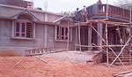 the new school center under construction